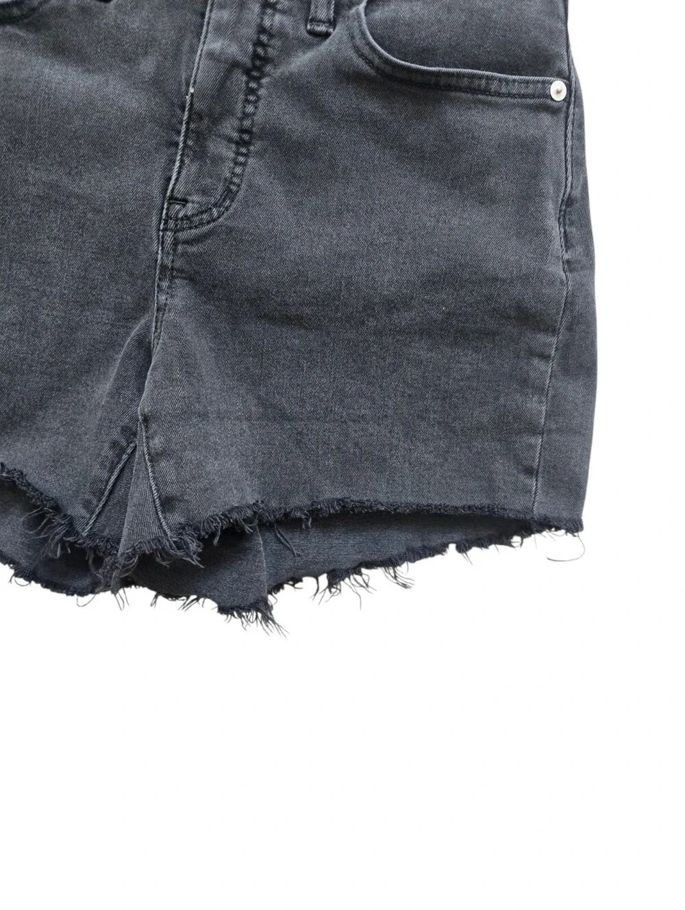 Madewell Women's Lunar Wash Curvy High-Rise Denim Shorts, Size 26